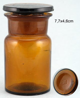 Frasco ambar 7,7cmx4,6cm