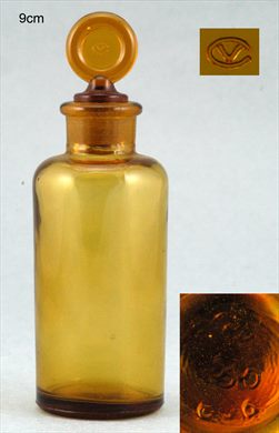 Frasco ambar 9cm