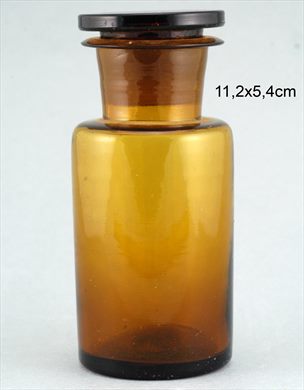 Frasco ambar 11,2cmx5,4cm