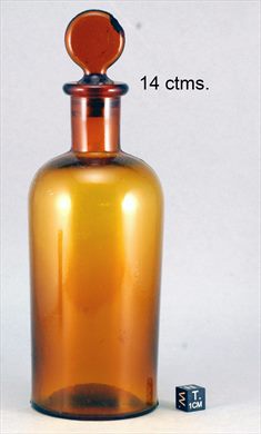 Frasco ambar 14cm