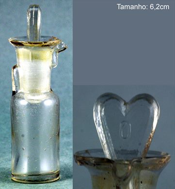 Frasco cristalino 6,2cm