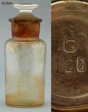 Frasco cristalino 10,5cm
