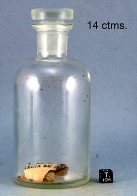 Frasco cristalino 14cm