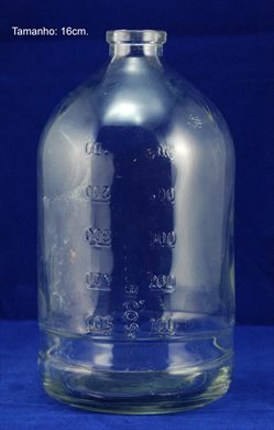 Frasco cristalino 16cm