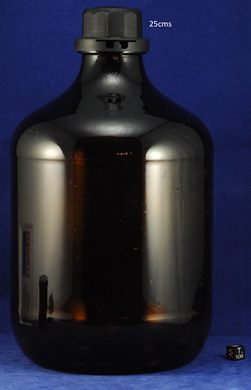 Frasco ambar 25cms