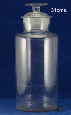 Frasco vidro cristalino 31cms