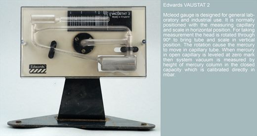 Edwards VAUSTAT 2 - Vacuometro McLeod