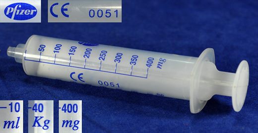 Seringa Pfizer 10ml