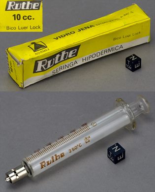 Ruthe 10cc Bico Luer Lock - Vidro (Normax)