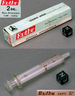 Ruthe 2cc Bico Americano Luer - Vidro (Normax)