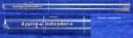 Tubo de ensaio 20ctms