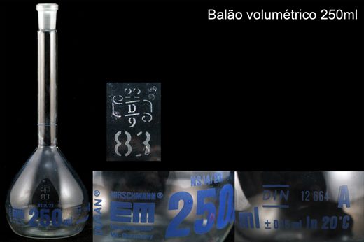 Balao volumetrico 250ml - Duran Hirschmann