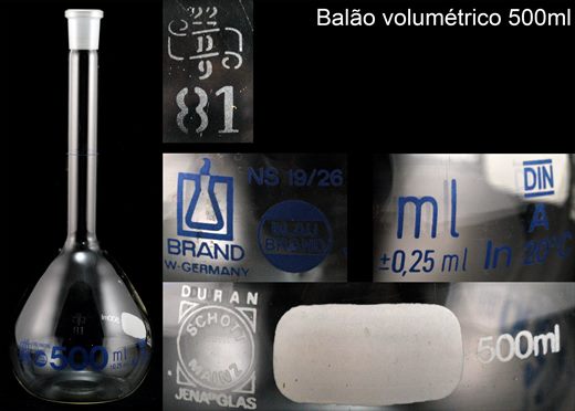 Balao volumetrico 500ml - Duran Schott