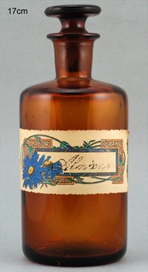 Frasco ambar 17cm