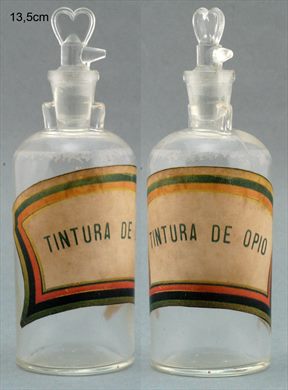 Frasco cristalino 13,5cm