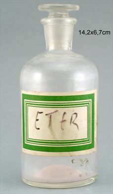 Frasco cristalino 14,2cmx6,7cm (Eter)