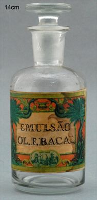 Frasco cristalino 14cm
