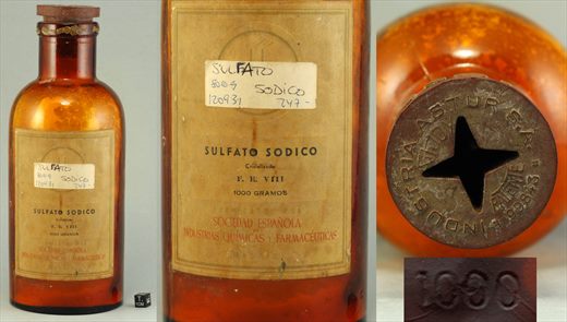 Sulfato Sodico Cristalizado F.E. VIII 1000 gramos