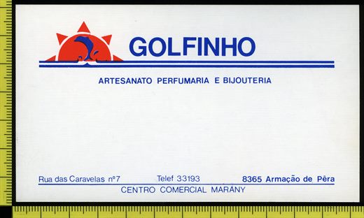 Centro Comercial Marany - Golfinho (cartao de visita)