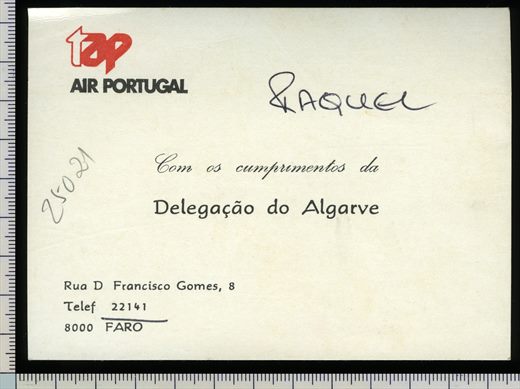 tap - air portugal (cartao de visita)