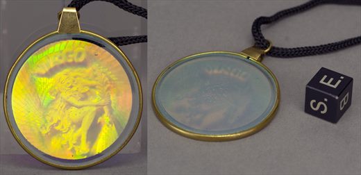 Pendente holografico (Virgo)