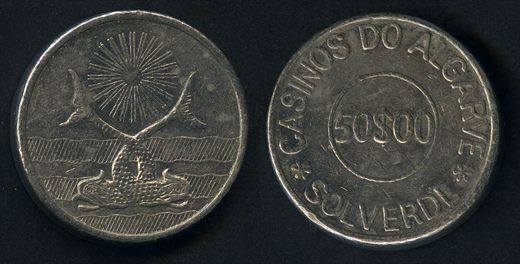 Portugal - Casinos do Algarve 50 escudos
