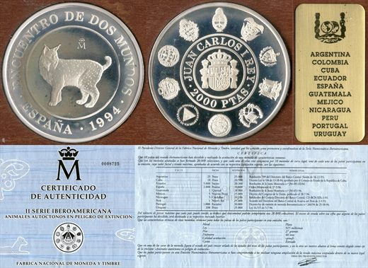 II Serie Iberoamericana Animales Autoctonos en Peligro de Extincion 09