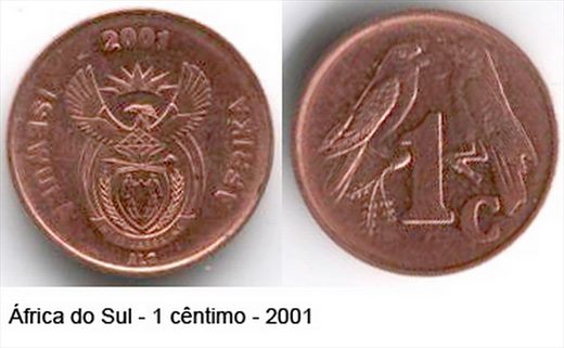 Africa do Sul - Centimo 1 - 2001