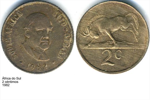 Africa do Sul - Centimo 2 - 1982 - G5 A3 H01 L6C3
