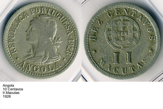 Angola - Centavo 10 - 1928 - G6 A2 H09 L6C4