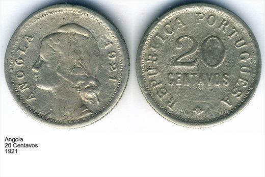 Angola - Centavo 20 - 1921 - G5 A2 H09