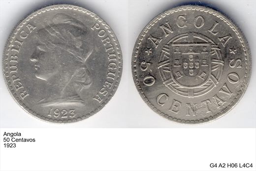 Angola - Centavo 50 - 1923 - G4 A2 H06 L4C4