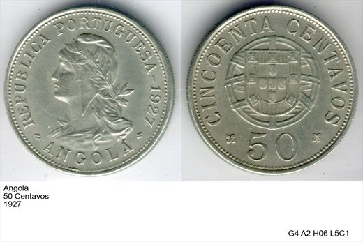 Angola - Centavo 50 - 1927 - G4 A2 H06 L5C1