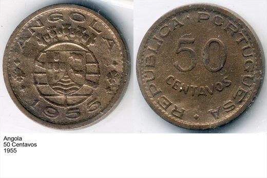 Angola - Centavo 50 - 1955 - G6 A2 H10