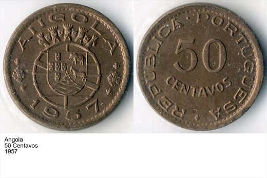 Angola - Centavo 50 - 1957 - G6 A2 H10