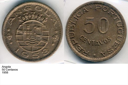 Angola - Centavo 50 - 1958 - G6 A2 H10 L1C3