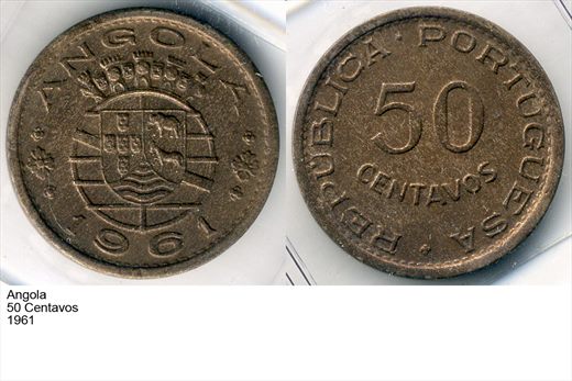 Angola - Centavo 50 - 1961 - G6 A2 H10 L1C4