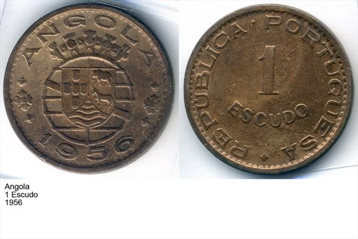 Angola - Escudo 1 - 1956 - G5 A2 H08 L4C2