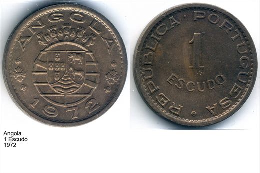 Angola - Escudo 1 - 1972 - G5 A2 H08 L4C5