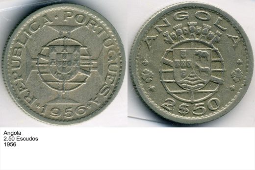 Angola - Escudo 2.50 - 1956 - G6 A2 H09 L6C6