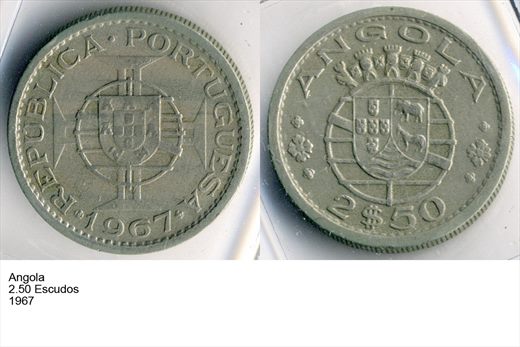 Angola - Escudo 2.50 - 1967 - G6 A2 H09 L7C1