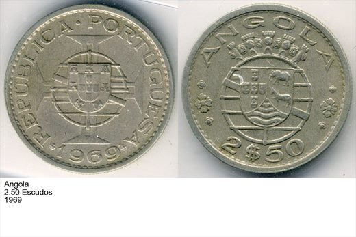 Angola - Escudo 2.50 - 1969 - G6 A2 H09 L7C3