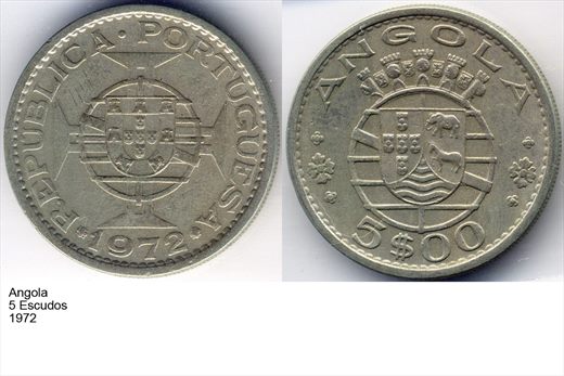 Angola - Escudo 5 - 1972 - G5 A2 H08 L6C2