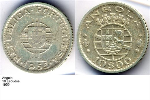 Angola - Escudo 10 - 1955 - G5 A2 H08 L6C1