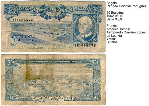 Angola - Escudo 50 - 1962-06-10 - Serie 9 E0