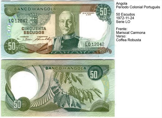 Angola - Escudo 50 - 1972-11-24 - Serie LO