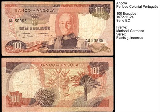 Angola - Escudo 100 - 1972-11-24 - Serie EC