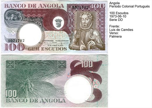Angola - Escudo 100 - 1973-06-10 - Serie DD