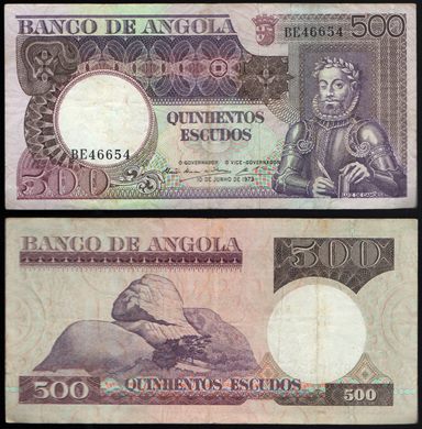 Angola - Escudo 500 - 1973
