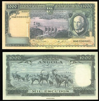 Angola - Escudo 1000 - 1970 (replica)
